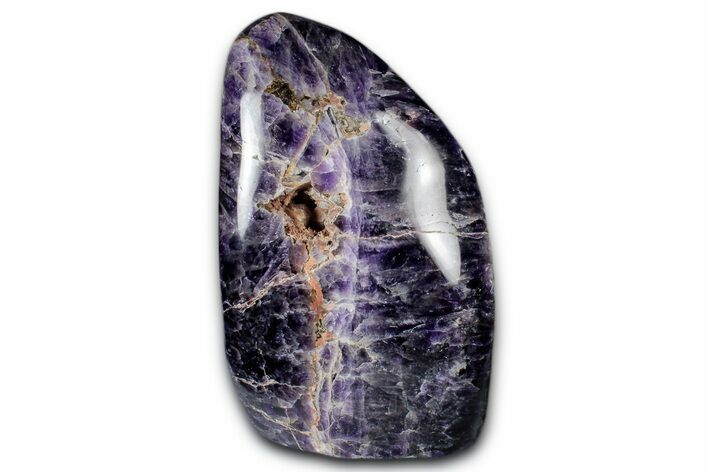 Tall, Free-Standing Polished Chevron Amethyst - Madagascar #350244